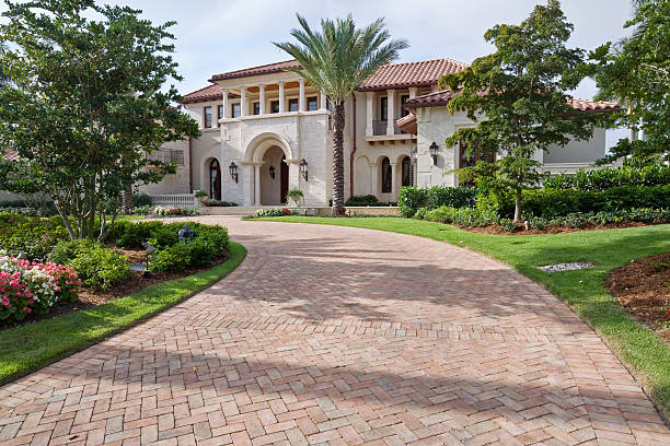 Permeable Paver Driveway in Kaufman, TX